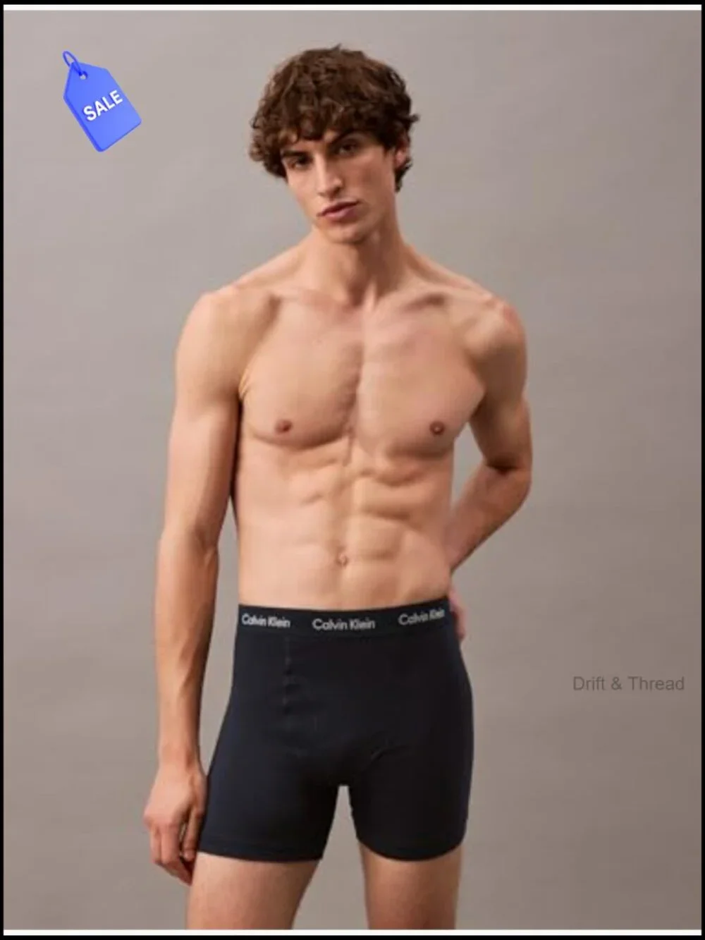Cotton Stretch 7-Pack Men's Boxer Briefs - X-Large